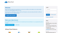 Desktop Screenshot of allwaycloud.com