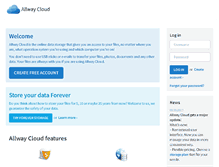 Tablet Screenshot of allwaycloud.com